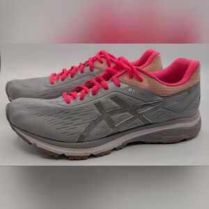 ASICS CT 1000 Women's Gray and Pink Running Shoes Sz 9.5